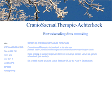 Tablet Screenshot of craniosacraaltherapie-achterhoek.nl